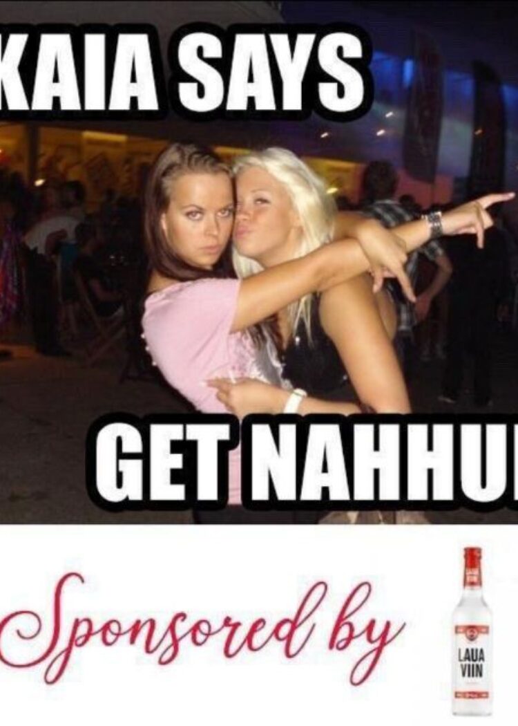 Ööh, sa ei joogi täna meiega vä!?